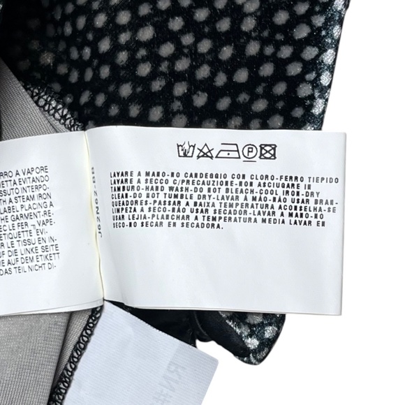 Armani Collezioni Jacket Women's 6 Black Silver Micro Dot Velvet Velour Blazer - Picture 9 of 10